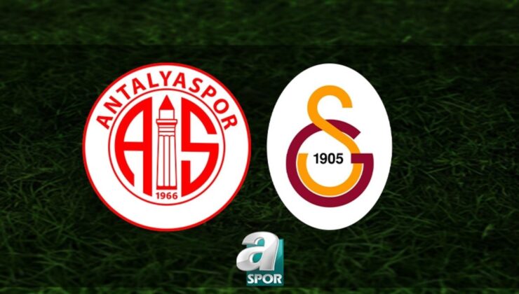 ANTALYASPOR – GALATASARAY MAÇI CANLI ŞİFRESİZ İZLE | Antalyaspor – Galatasaray maçı ne zaman, hangi kanalda?