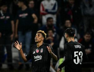 Beşiktaş, Lyon karşısında öne geçti! İşte Gedson Fernandes’in golü