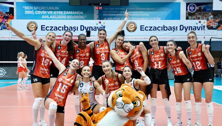 Eczacıbaşı Dynavit'ten 3-0'lık galibiyet