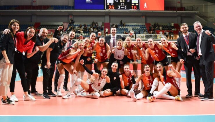 Galatasaray Daikin, Vakıfbank'a set vermedi