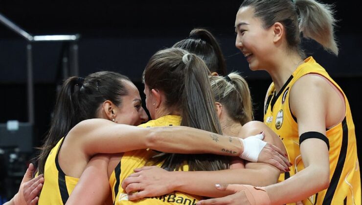 Vakıfbank zorlansa da kazandı