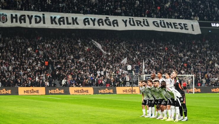 Beşiktaş tribünlerinden maç sonu şok tepki!