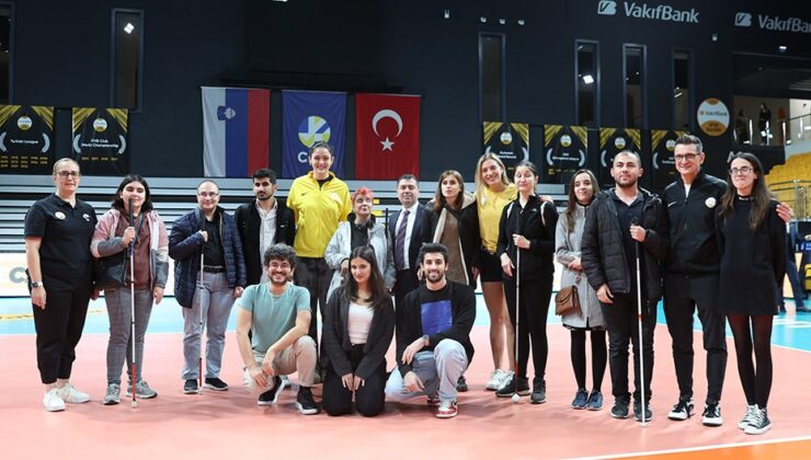 VakıfBank'tan anlamlı etkinlik: Dünyada bir ilki gerçekleştirdiler