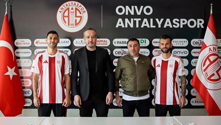 Antalyaspor'da Veysel Sarı ve Güray Vural imzayı attı!