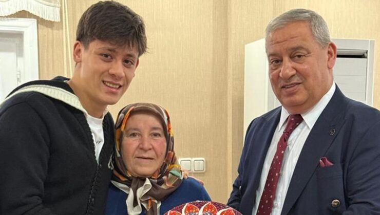 Arda Güler'den babaannesi ve dedesine ziyaret