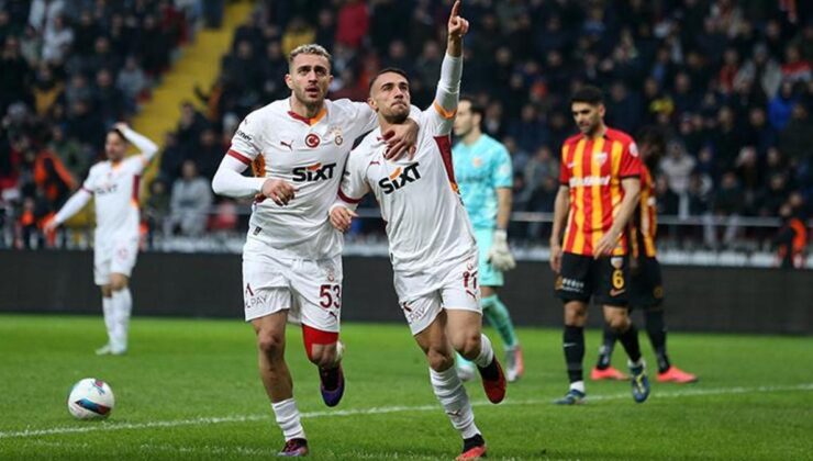 Galatasaray, Kayserispor deplasmanında bu sefer fire vermedi