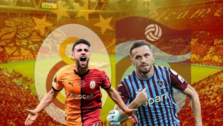 Galatasaray – Trabzonspor maçı ne zaman? Saat kaçta ve hangi kanalda? Muhtemel 11’ler GS TS