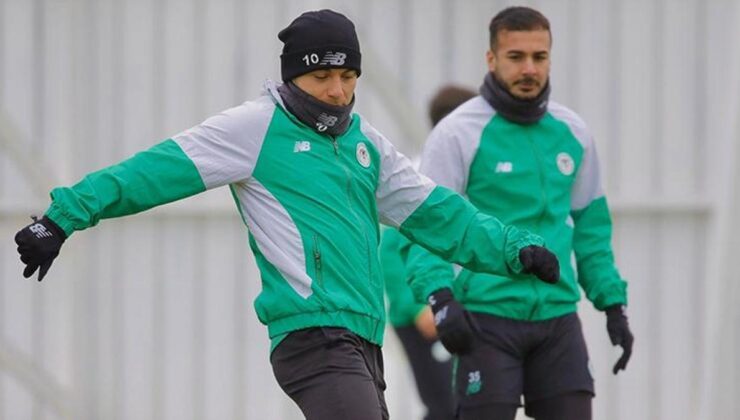 Konyaspor, Alanyaspor maçı öncesi pas çalıştı