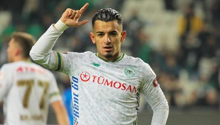 Konyaspor'un forvetleri sadece 1 gol atabildi