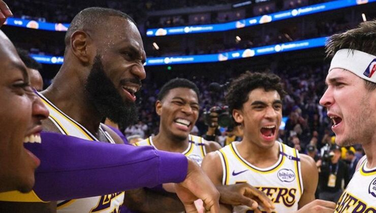 Lakers, Golden State Warriors'u son saniye basketiyle devirdi