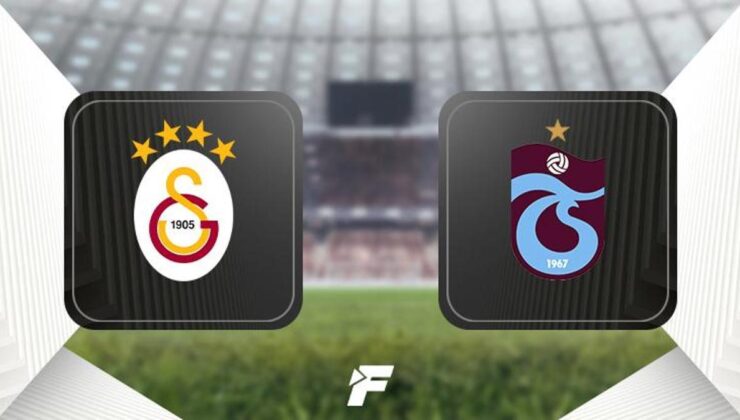 CANLI |                    Galatasaray – Trabzonspor maçı Canlı Anlatım – GS TS derbisi maç kadrosu, skoru ve istatistikleri