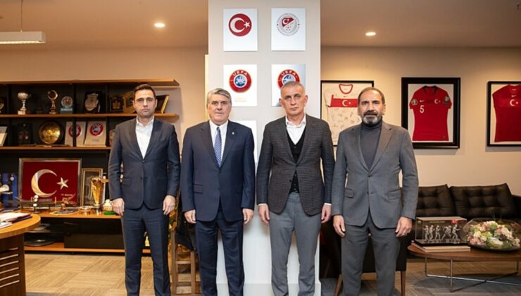 Beşiktaş Başkanı Serdal Adalı’dan TFF Başkanı Hacıosmanoğlu’na ziyaret