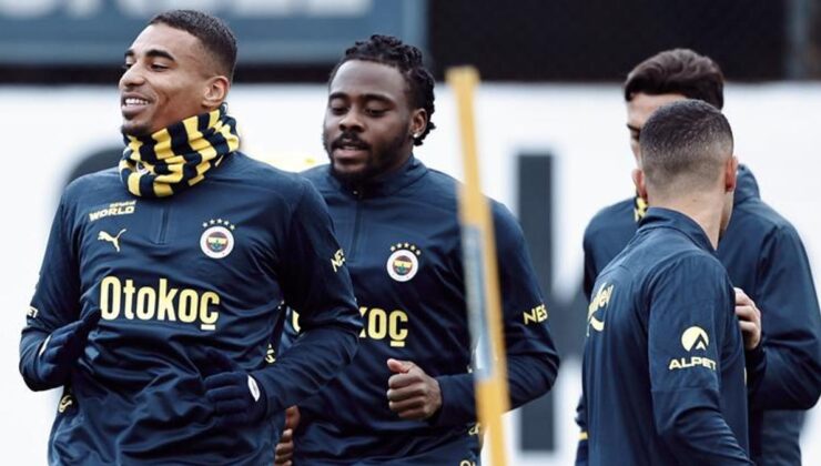 Fenerbahçe'de günün idmanı tamamlandı!