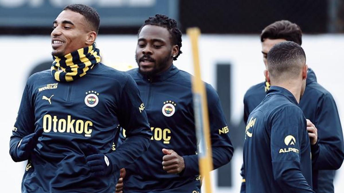 Fenerbahçe'de günün idmanı tamamlandı!