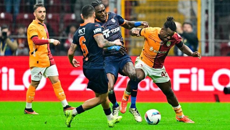 Galatasaray-Başakşehir maçı kaç kaç bitti, golleri kimler attı?