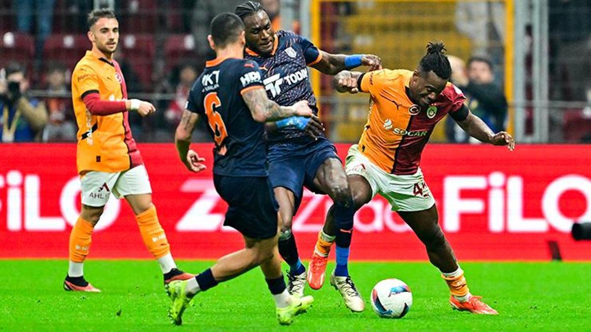 Galatasaray-Başakşehir maçı kaç kaç bitti, golleri kimler attı?