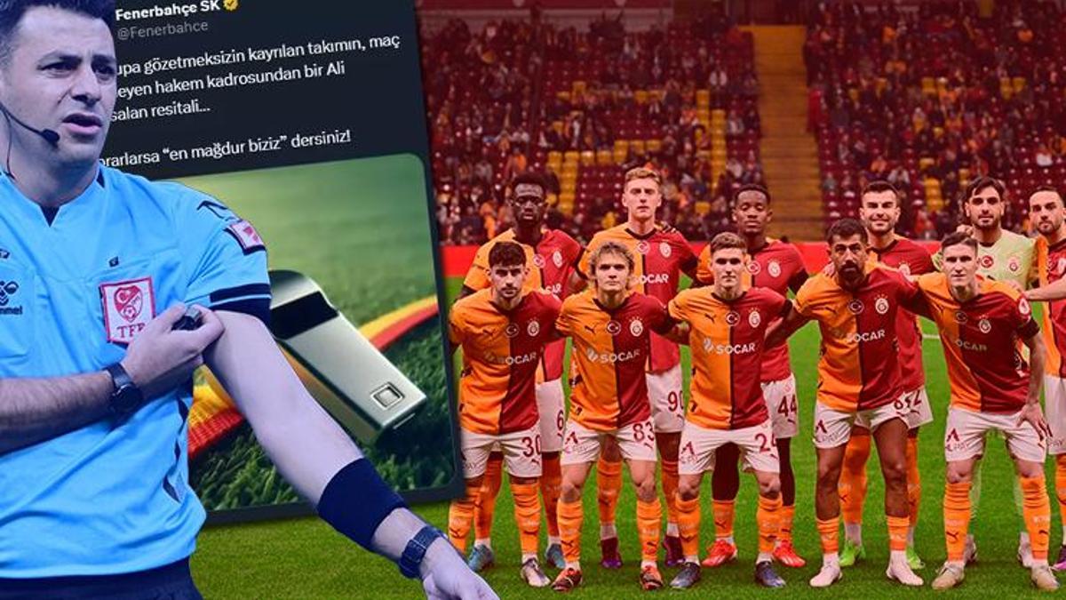 Galatasaray – Başakşehir maçı sonrası Fenerbahçe'den olay paylaşım! 'En mağdur biziz dersiniz!'