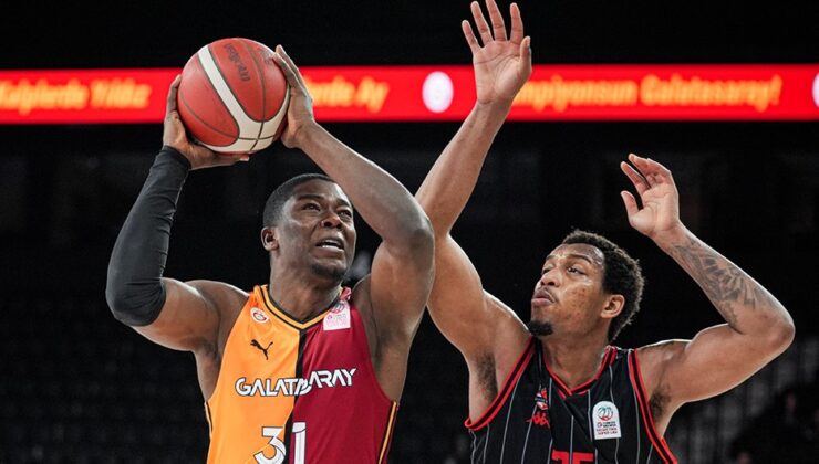 Galatasaray uzatmada Manisa Basket'i yendi