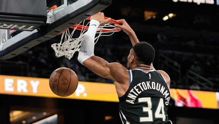 Giannis Antetokounmpo'dan double-double: 41 sayıyla galibiyeti getirdi