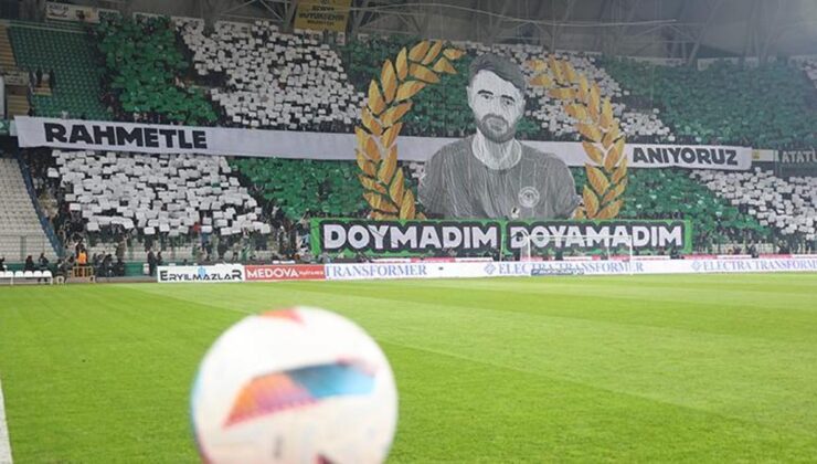 Konyaspor – Fenerbahçe maçında Ahmet Çalık unutulmadı