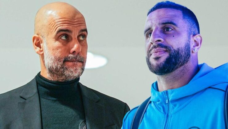 Manchester City'de Guradiola resmen açıkladı… Kyle Walker'dan ayrılık kararı!