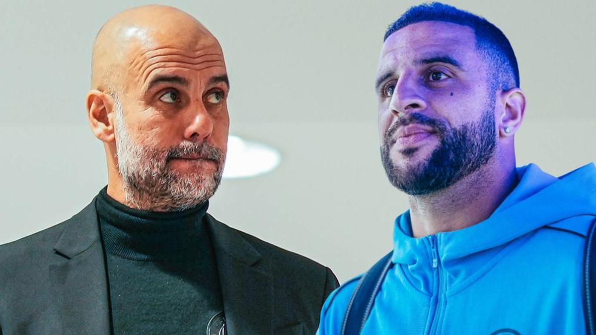 Manchester City'de Guradiola resmen açıkladı… Kyle Walker'dan ayrılık kararı!