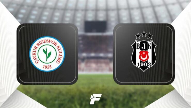 CANLI |Çaykur Rizespor – Beşiktaş maçı Canlı Anlatım – Rizespor BJK maç kadrosu, skoru ve istatistikleri