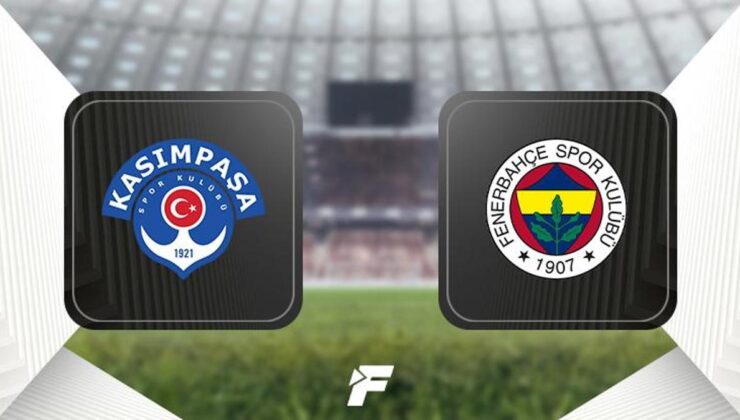 CANLI |Kasımpaşa-Fenerbahçe maçı (CANLI)