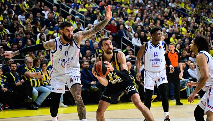 THY EuroLeague'de Türk derbisi | Fenerbahçe Beko 84-76 Anadolu Efes