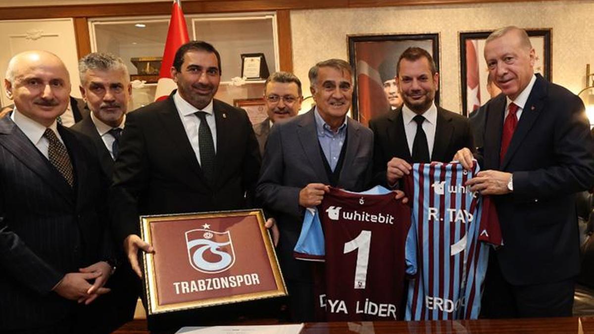 Trabzonspor'dan Cumhurbaşkanı Erdoğan'a teşekkür mesajı